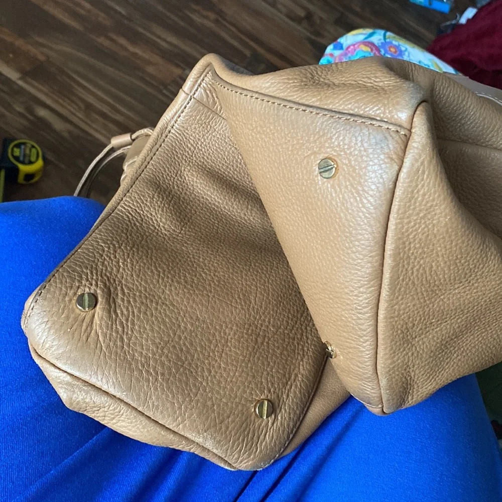 Tory Burch • XL Pebble Leather Drawstring Tote